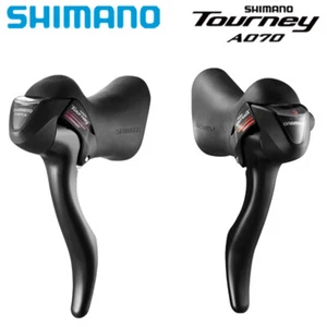 SHIMANO TOURNEY Road Bike ST A070 Shifter DUAL CONTROL LEVER SUPER SLR 2x7 Speed - Picture 1 of 7