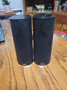 Dell AX210 USB Stereo Speaker System for PC or phone with AUX PORT TESTED WORK - Picture 1 of 8