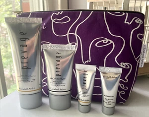 Elizabeth Arden 5-pc Prevage Set w/ Sparrow Society Pouch ~ Pouch Hard to Find! - Picture 1 of 13