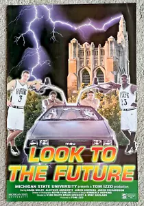 Michigan State Spartans Basketball "Look To The Future" Poster - 99-00 - 11x16.5 - Picture 1 of 1