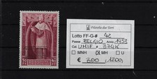 Belgio 1933 Cardinale Mercier soprastampa a mano Unif 374K