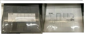 IKEA SKUBB Wardrobe Clothes Storage Organiser with 6 compartments white / Grey - Picture 1 of 5