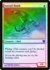 Suntail Hawk FOIL 9th Edition PLD White Common MAGIC GATHERING CARD ABUGames