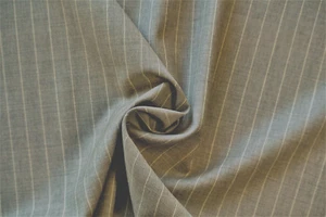 PURE WOOL LIGHT GREY PIN STRIPE LUXURY TAILORING MADE IN ITALY FOR DIOR E171 - Picture 1 of 14