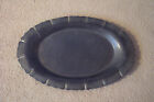 VINTAGE OLD COLONY PEWTER 9" OVAL TRAY/DISH PETAL EDGE #540
