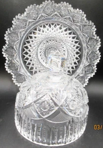 ABP~AMERICAN BRILLIANT PERIOD~ROUND/LIDDED BUTTER/CHEESE DISH~5 3/8" - Picture 1 of 11