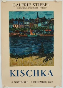Affiche KISCHKA 1969 Exposition Galerie Stiebel Paris - Mourlot - Imagen 1 de 5