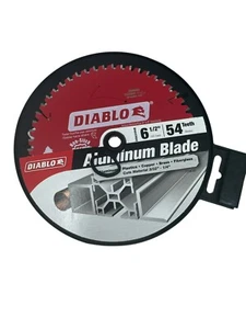 Diablo D0654N 6-1/2 Zoll x 54-Zahn Aluminium Schneiden Kreissägeblatt Neu - Bild 1 von 4