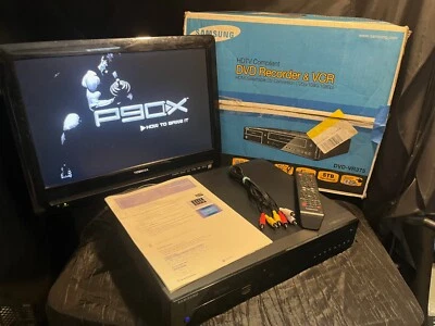 Samsung DVD-VR375 DVD R/RW VCR VHS Combo Recorder w/OEM Remote, Manual,box Cable - Image 1 of 4