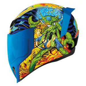 Icon AirfliteBugoid Casco Moto Blitz - Blu - Foto 1 di 5