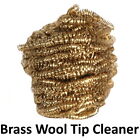 Brass Soldering Iron Tip Cleaning Ball Wire Nozzle Cleaner Wool Sponge Refill UK