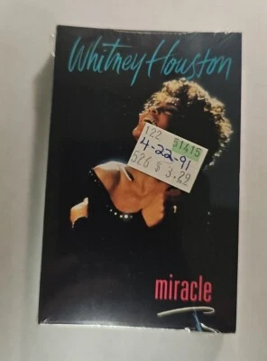 Whitney Houston - Miracle Cassette Single SEALED  - Image 1 of 4