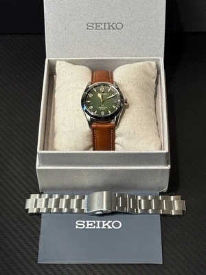 Мужские часы Seiko Alpinist зеленые - SARB017 - Изображение 1 из 4