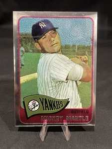 1996 Topps Finest Mickey Mantle Card #15 (1965 Topps RP) - Picture 1 of 2