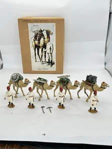 Lead Toy Soldiers Artillery Camel Battery Boer WAR By Under Two Flags - Picture 1 of 18