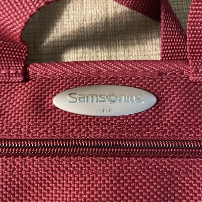 Samsonite Red Travel Cosmetic Toiletry Bag - Image 1 of 4
