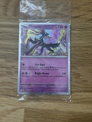 Pokémon Mega Evolution 2025 - Xerneas Best Buy Stamped Promo In Hand 064/132 - Image 1 of 2