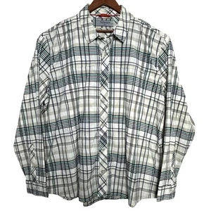 Simms Mens 2XL Plaid Long Sleeve Insect Shield Performance Fishing Shirt - Picture 1 of 8