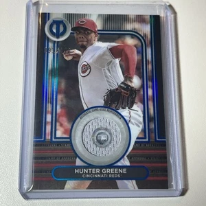 2024 Topps Tribute Hunter Greene Stamp Of Approval Relic #d /150 Reds - Foto 1 di 3