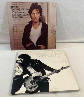 2 LPS BRUCE SPRINGSTEEN BORN TO RUN + DARKNESS ON THE EDGE OF TOWN (VG/B) - Image 1 of 4