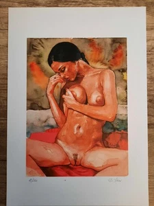 B. Jukov: Nude Girl - Lithografie, Kunstdruck SIGNIERT - Bild 1 von 2