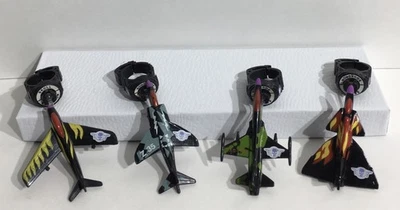 VTG 1988 Ring Raiders Skull Scorch Ambush Wing Lot OF 4 Planes COMPLETE SET - Image 1 of 4