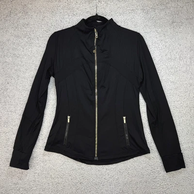 Куртка женская Lululemon Define Jacket Nulu черная с золотой молнией размер 6 - Изображение 1 из 4
