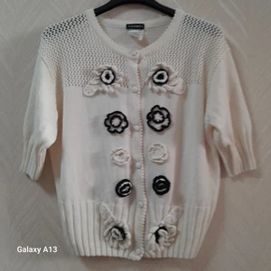 Women's Chanel Short Sleeve Blouse Size M - Picture 1 of 15