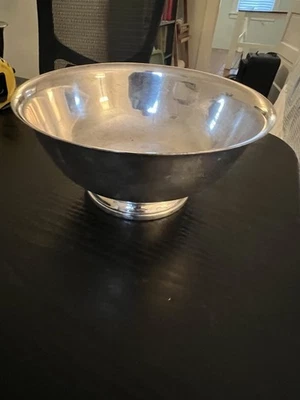 Gorham EP Antique Silver Plated Y0780 8" Serving Bowl - Image 1 of 4