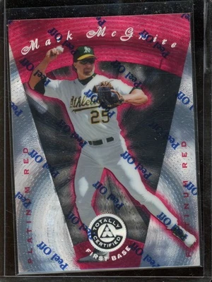 1997 Pinnacle Totally Certified Mark McGwire Platinum Red /3999 #49 - Image 1 of 2