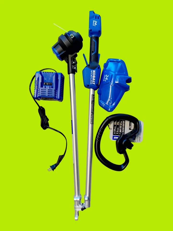 Бесщеточный беспроводной триммер Kobalt 24 В макс. 12 дюймов (только инструмент / зарядное устройство) - Изображение 1 из 4