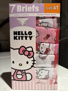 Hello Kitty Briefs 7 Pack Size 4T! - Picture 1 of 2