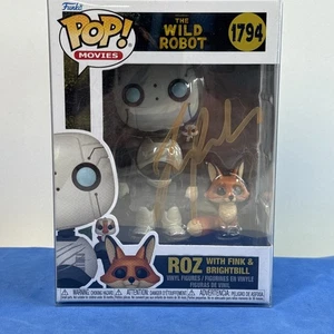 Funko firmado por Lupita Nyong ¡POP! Holograma autografiado de The Wild Robot’Roz’ 1794 certificado de autenticidad - Imagen 1 de 5