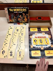 1964 The Munsters Card Game COMPLETE!!!! Vintage Milton Bradley MB #4531 NICE! - Picture 1 of 13