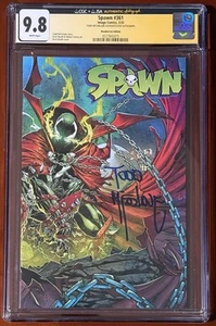 Spawn 361 CGC 9.8 2025 WonderCon copertina avvolgente variante firmata Todd McFarlane! - Foto 1 di 4