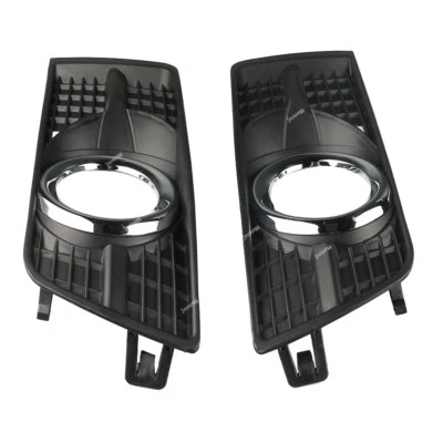 Front Bumper Fog Light Cover Chrome Molding Trim For 2010-16 Cadillac SRX - Image 1 of 4