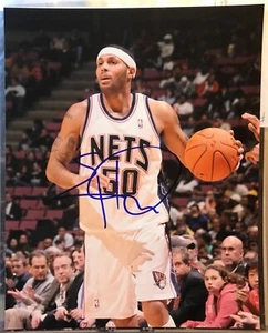 New Jersey Nets #50 Eddie House handsigniertes 8x10 Color Action Foto - Bild 1 von 1