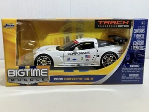 JADA BIGTIME MUSCLE BTM 2005 CHEVROLET CORVETTE C6-R WHITE 1:24 DIECAST #95 - Picture 1 of 6