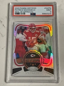 2020 Certified Patrick Mahomes #100 PSA 9 MINT Chiefs Seal Of Approval #SAPM - Bild 1 von 2