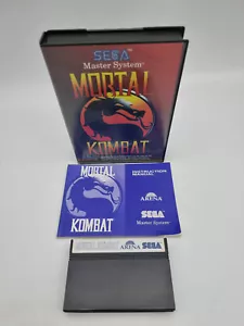 MORTAL KOMBAT SEGA MASTER SYSTEM PAL BOX USED TESTED - Bild 1 von 8