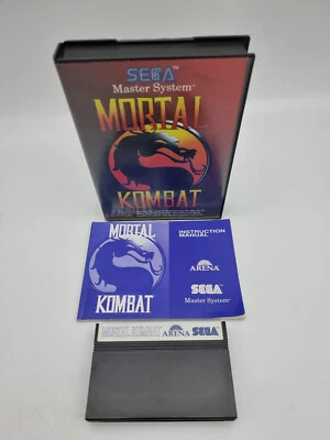 Mortal Kombat Sega Master System Pal Box Used Tested - Image 1 of 4