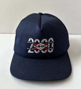 Blaw-Knox 2000 Snapback Truckermütze Navy Mesh gesticktes Logo - Bild 1 von 7