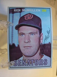 1967 Topps Baseball #47 - Ken McMullen - Washington Senators  67-038 - Picture 1 of 2