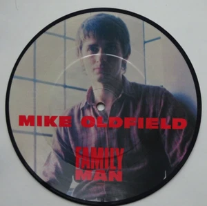 MIKE OLDFIELD Family Man - Virgin Picture Disc 7" (1982) - Picture 1 of 2