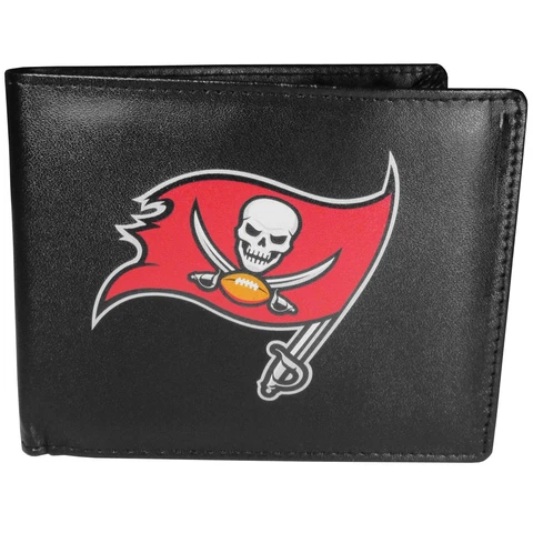 Siskiyou Sports NFL Unisex Tampa Bay Buccaneers Bi-fold Wallet Large Logo Cover