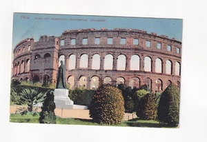 499) POLA - ARNEA con Monumento Imperatrice ELISABETH 1910 Pula - Picture 1 of 2