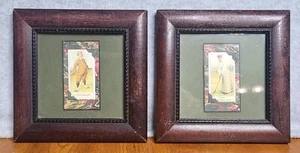 Copes Tobacco Golfer Card Series Pier 1 Imports Distressed Frames 7x7 qty. 2 - Picture 1 of 7