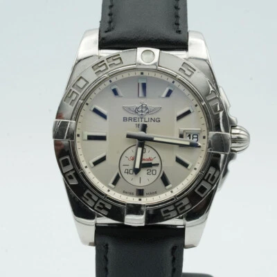 Reloj Hombre Breitling Galactic 36 Automático Acero A37330 Blanco Excelente Estado Foto 1 de 4