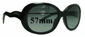 Lentes de repuesto para gafas de sol SFx para Prada SPR08L - 57 mm de ancho - Imagen 1 de 26