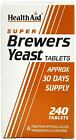 HealthAid Brewers Yeast - 240 Tablets